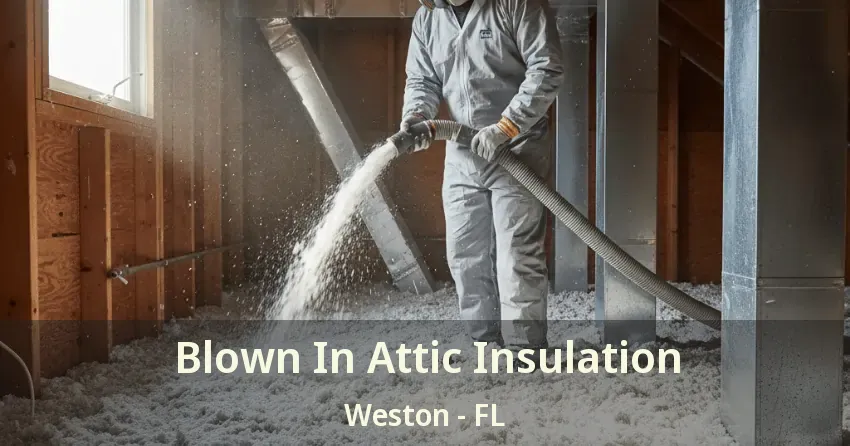 Blown In Attic Insulation Weston - FL