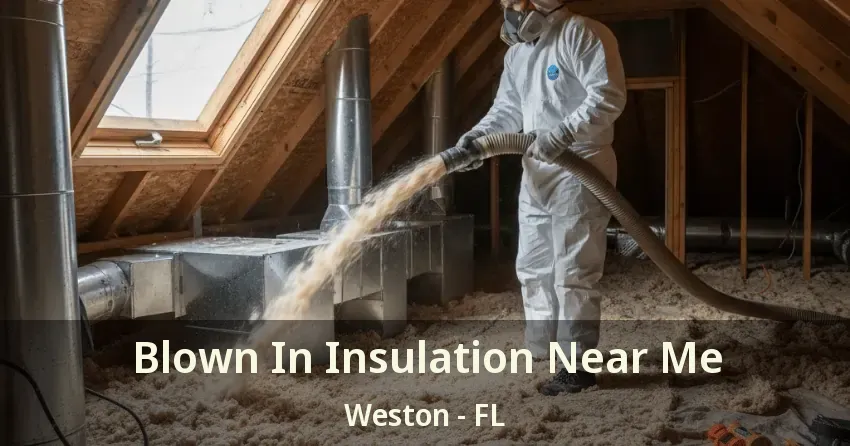 Blown In Insulation Near Me Weston - FL