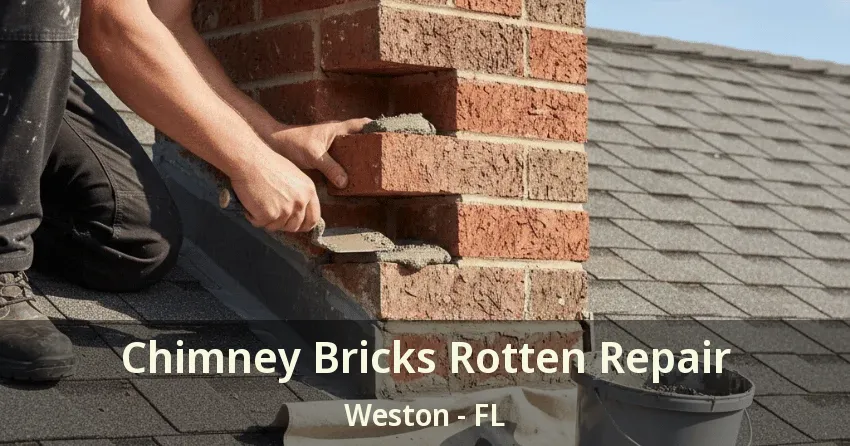 Chimney Bricks Rotten Repair Weston - FL