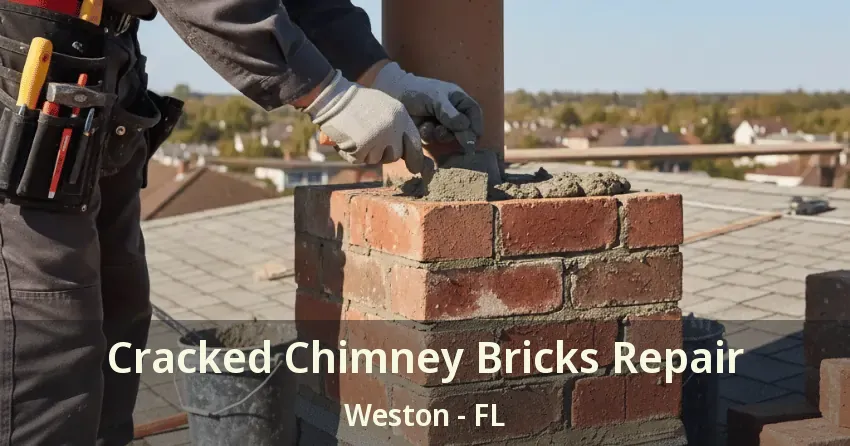 Cracked Chimney Bricks Repair Weston - FL