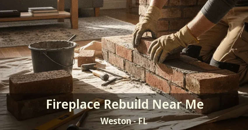 Fireplace Rebuild Near Me Weston - FL