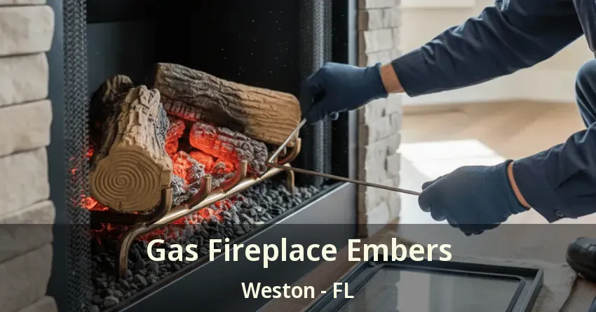 Gas Fireplace Embers Weston - FL