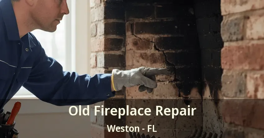 Old Fireplace Repair Weston - FL