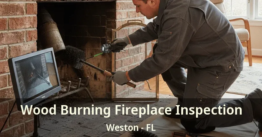 Wood Burning Fireplace Inspection Weston - FL